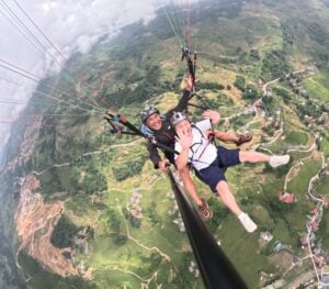 פרגלידינג עם FlySapa מצנח רחיפה בסאפה,וייטנאם איסטקארד