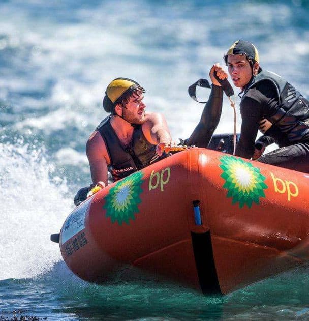 High-energy rescue training at East End Surf Life Saving Club on Wellington coast.