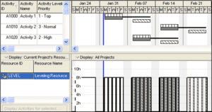 ORACLE PRIMAVERA P6 RESOURCE LEVELING