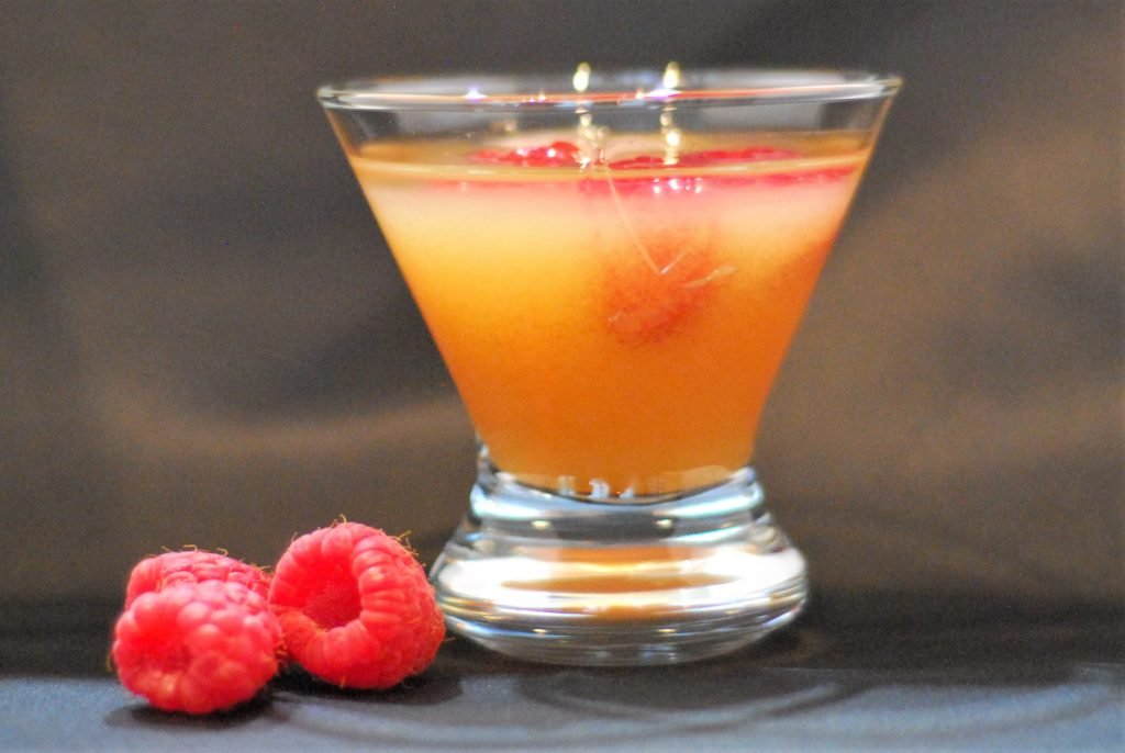 The French Martini with Raspberries