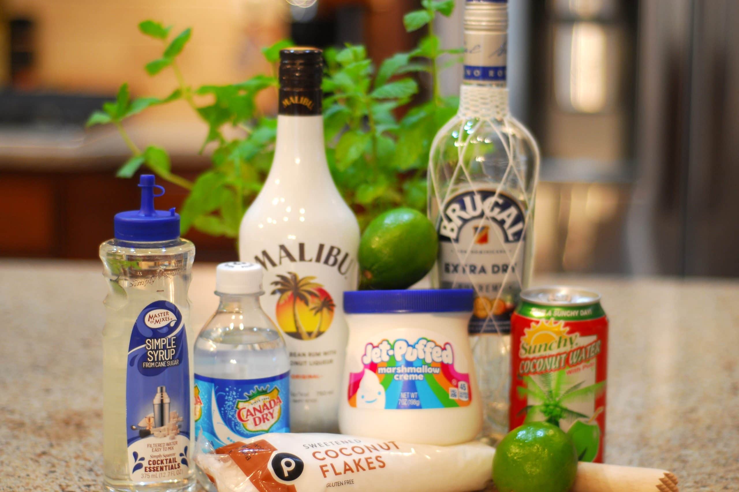 Coconut Rum Mojito Ingredients