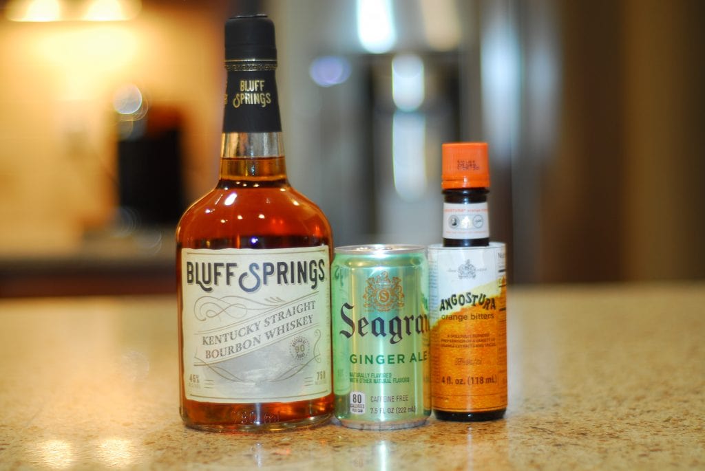 Bourbon Ginger Old Fashion Ingredients