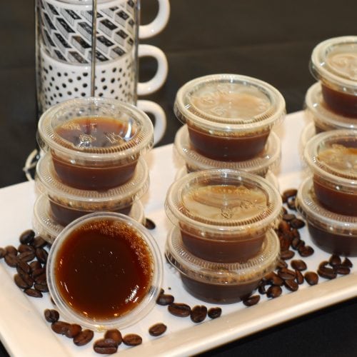 Love Espresso Martinis? Then you will love these Espresso Martini Jello Shots!