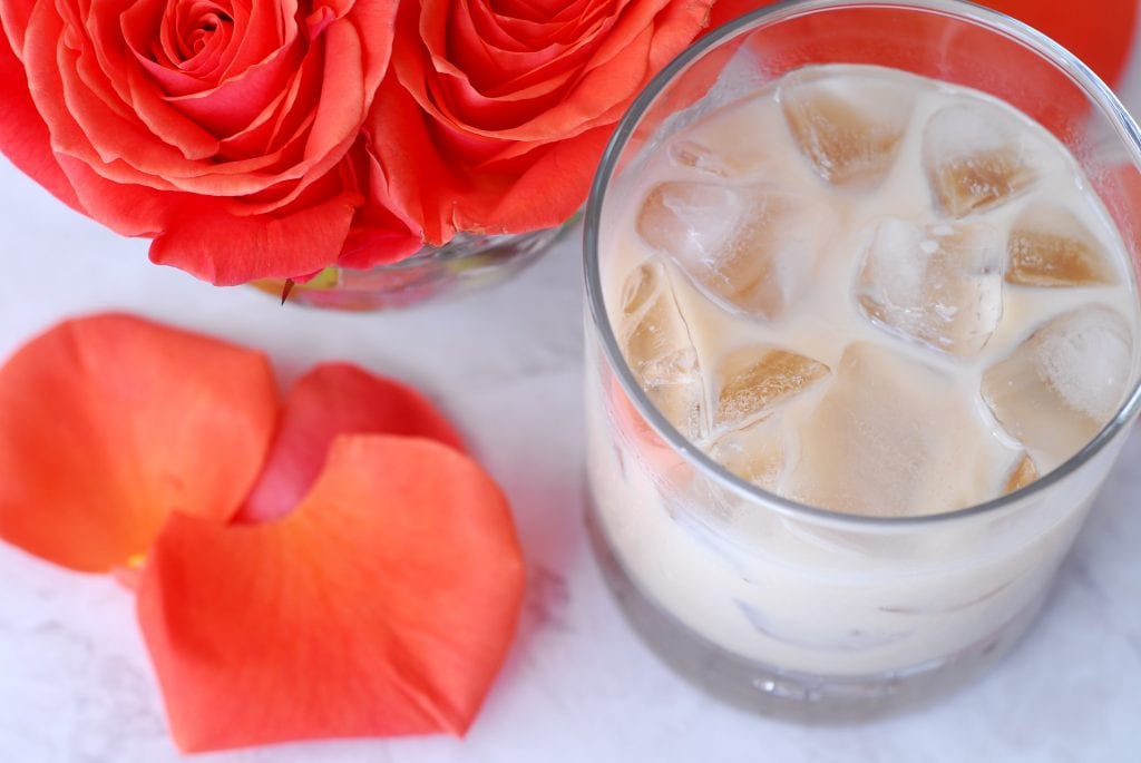 Almond Latte made with Baileys, Godiva Chocolate and DiSaronno