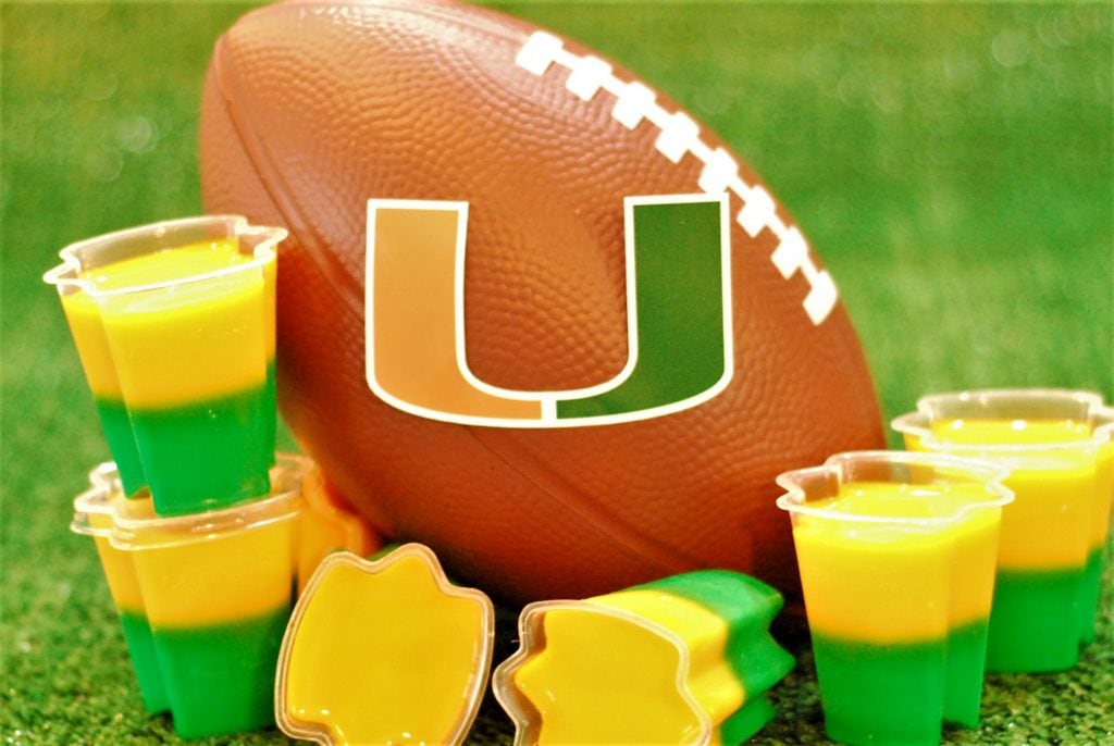 Jello Shots that every TRUE Miami Hurricanes fan needs to try