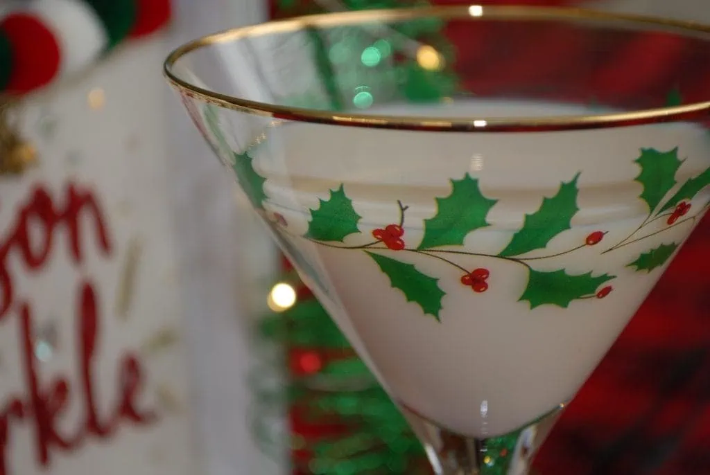 This holiday season, ditch the eggnog and delight with a Snowflake Martini