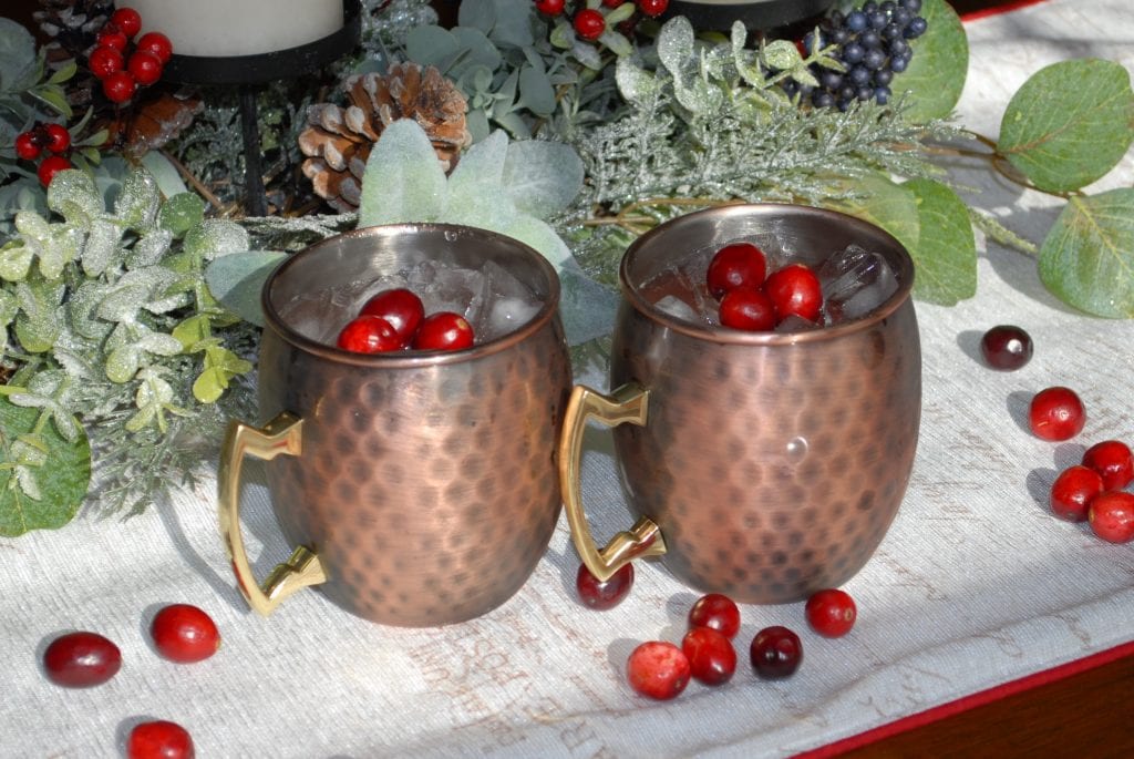 Santa's little helper. This quick, easy, and incredible Cranberry Mule!