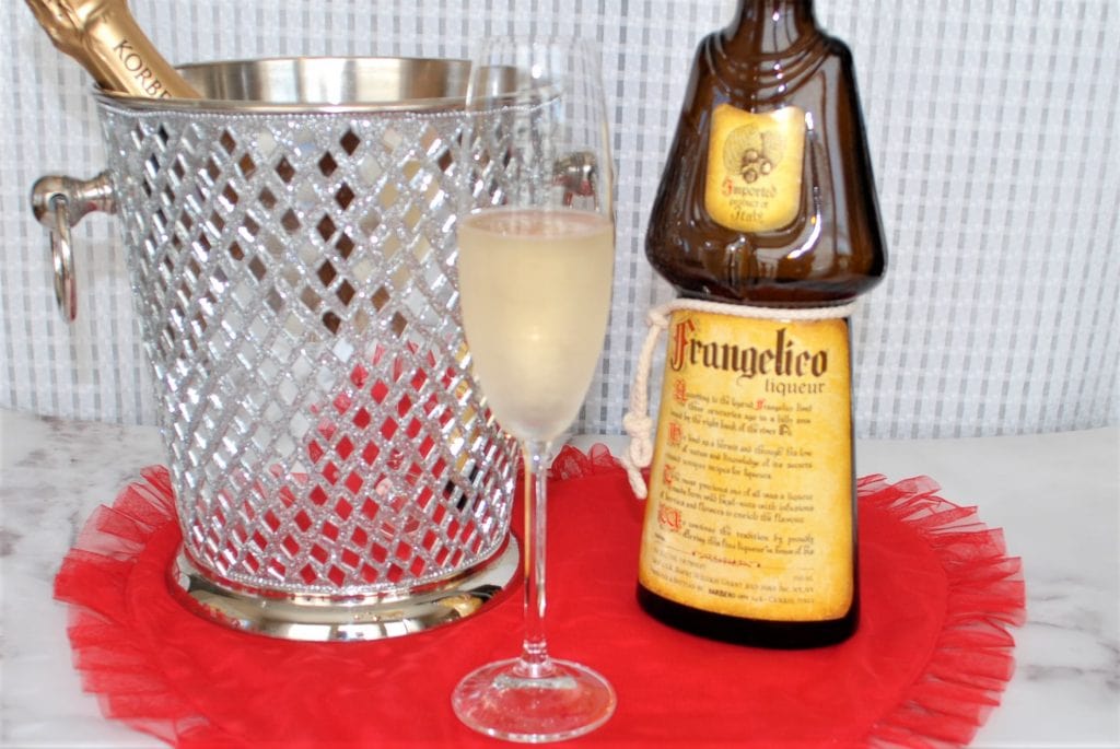 Bring on the bubbly! Sweet, sophisticated, sassy! Frangelico Champagne