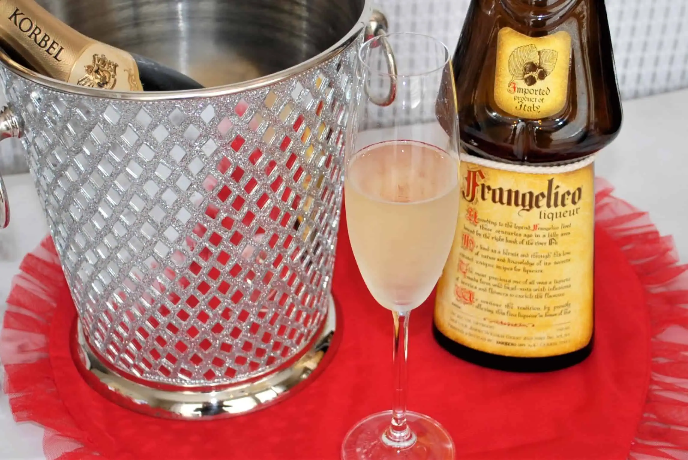 Bring on the bubbly! Sweet, sophisticated, sassy! Frangelico Champagne