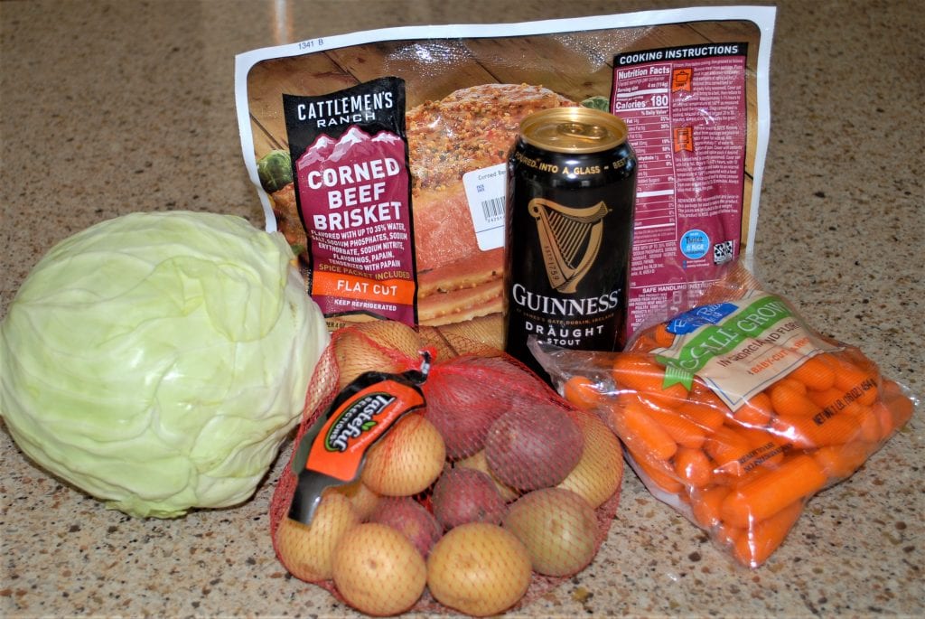 Classic Corned Beef and Cabbage Ingredients