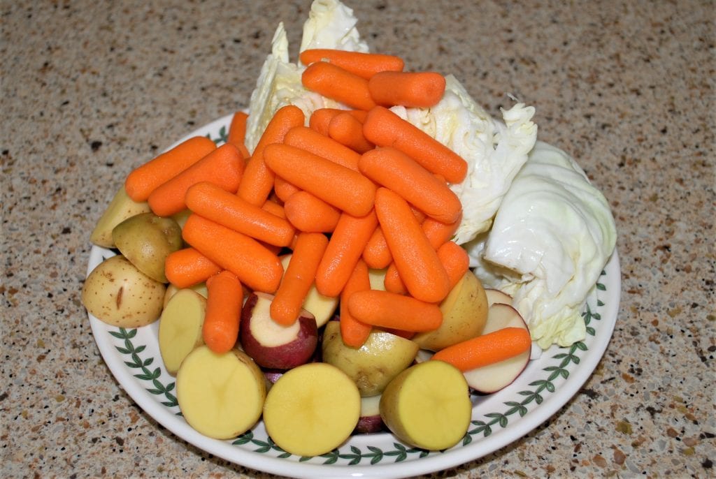 Classic Corned Beef and Cabbage Vegetables