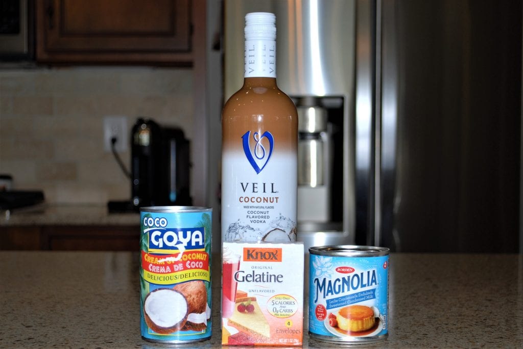 Coconut Jello Shot Ingredients