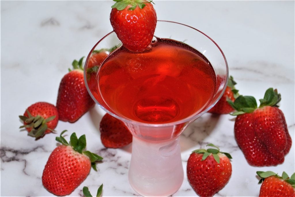 Simple and strawberry! See why you'll love this easy Strawberry Martini