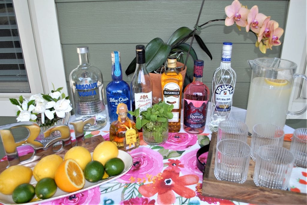 Summertime Bar Setup