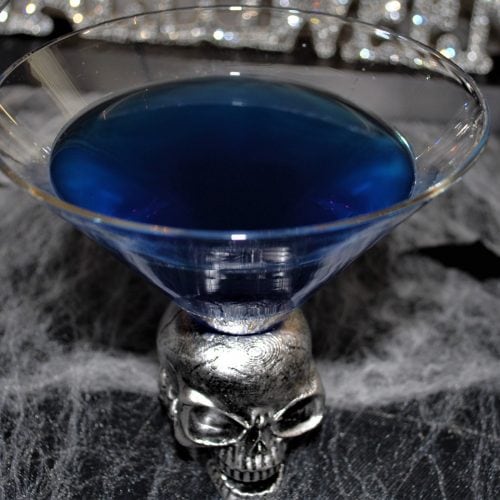 Can you feel it? Passionate panic, frightful fruit, hypnotizing Hpnotic - the Blu Martini