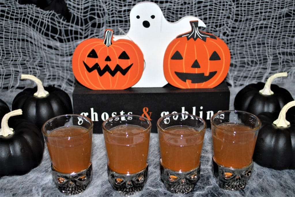 Ghoulish Goblin Halloween Vodka Shots