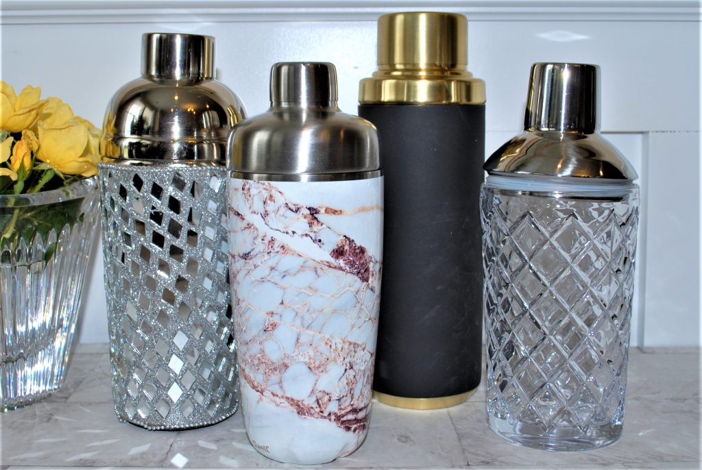 Fancy cocktail shakers