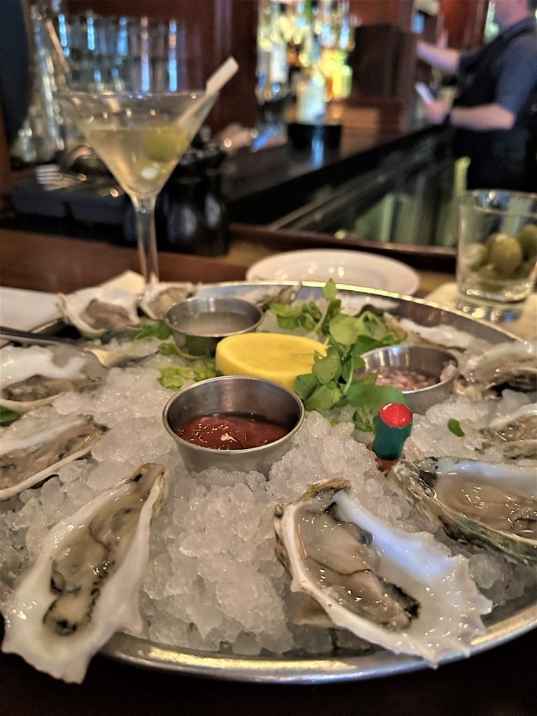 Oysters on the Half Shell - Halls Chophouse Charleston
