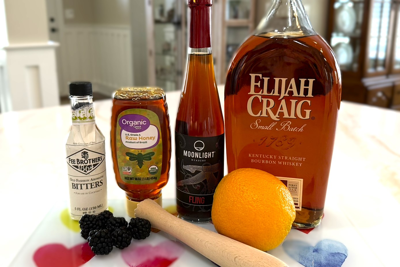 Bourbon Blackberry Mead Cocktail Ingredients