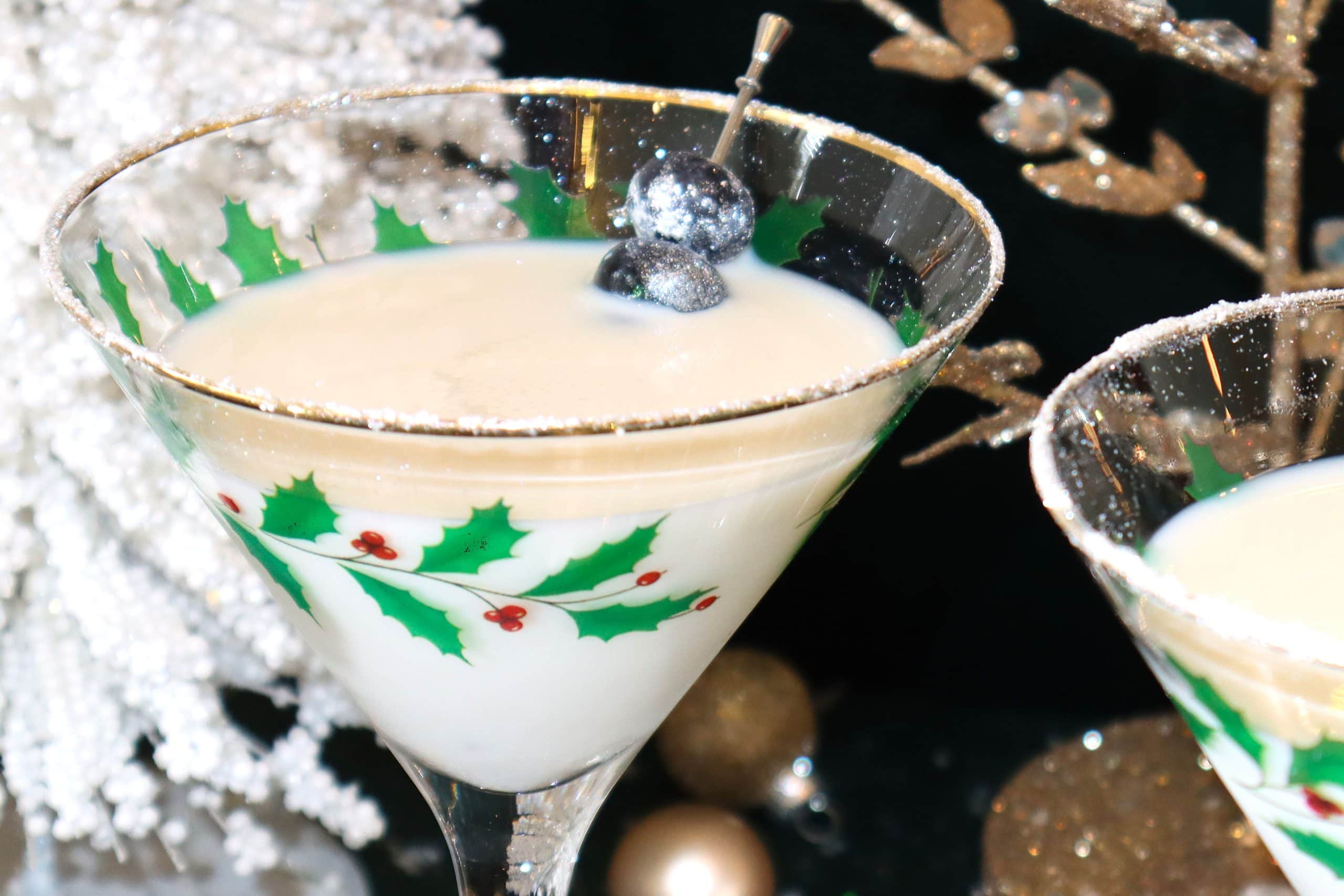 This holiday season, ditch the eggnog and delight with a Snowflake Martini