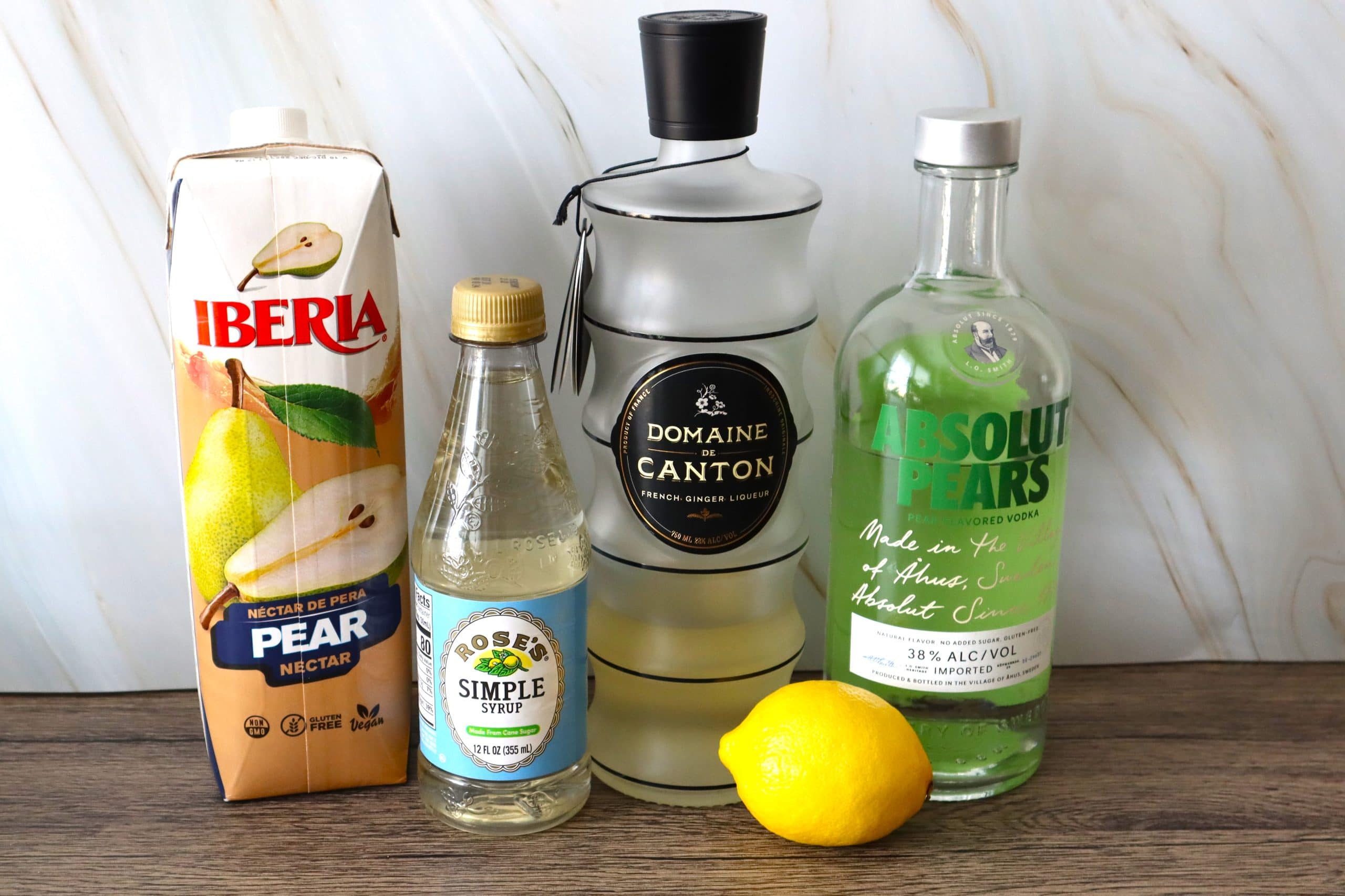 Pear Martini Ingredients