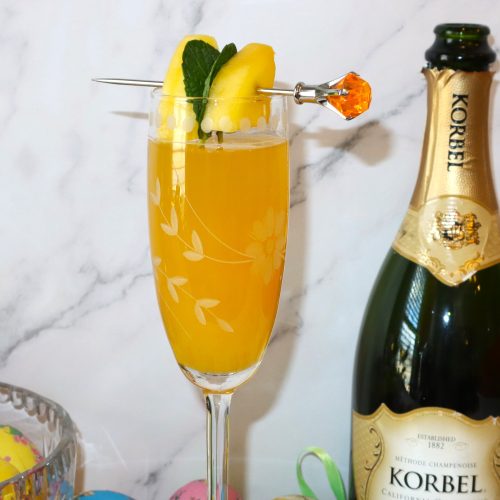 Love Mangos? Then you will ABSOLUTELY love the Mango Mimosa!