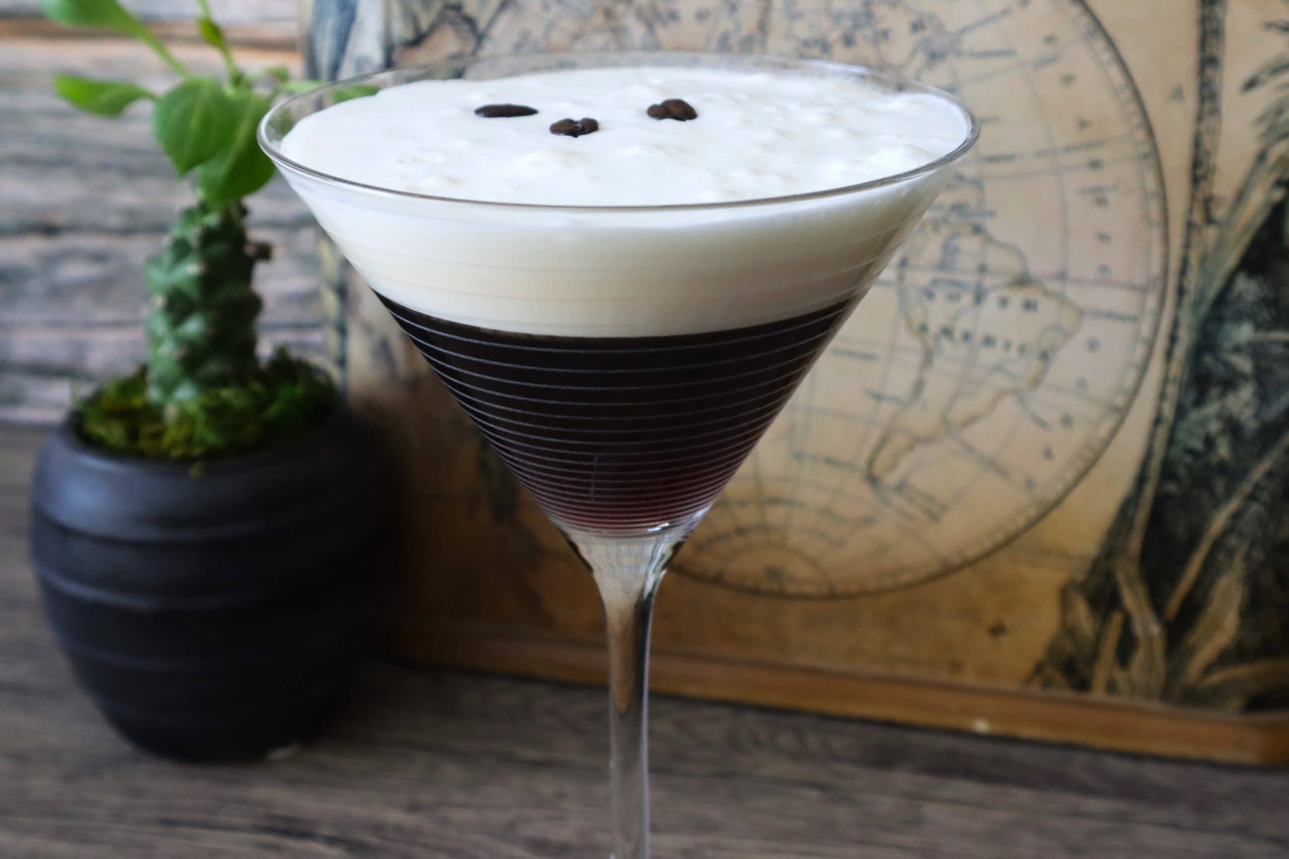 Espresso Martini with Drambuie and Cold Foam