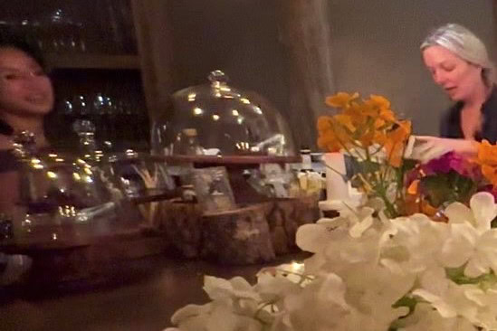 Our server Delaney (the best) and Michele the bartender (wow drinks)