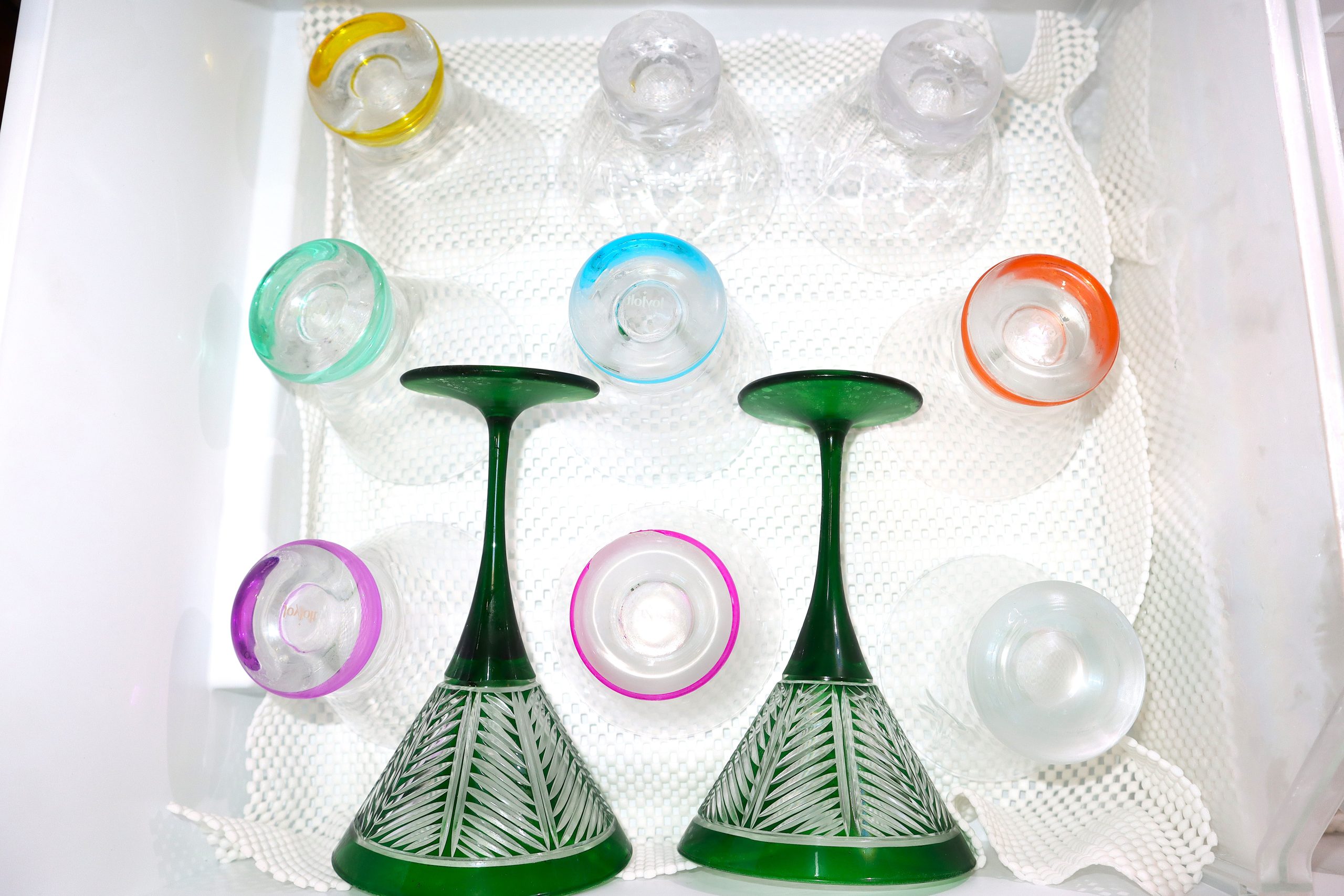 Martini Glasses in Freezer