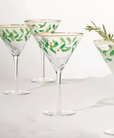Holiday Martini Glasses