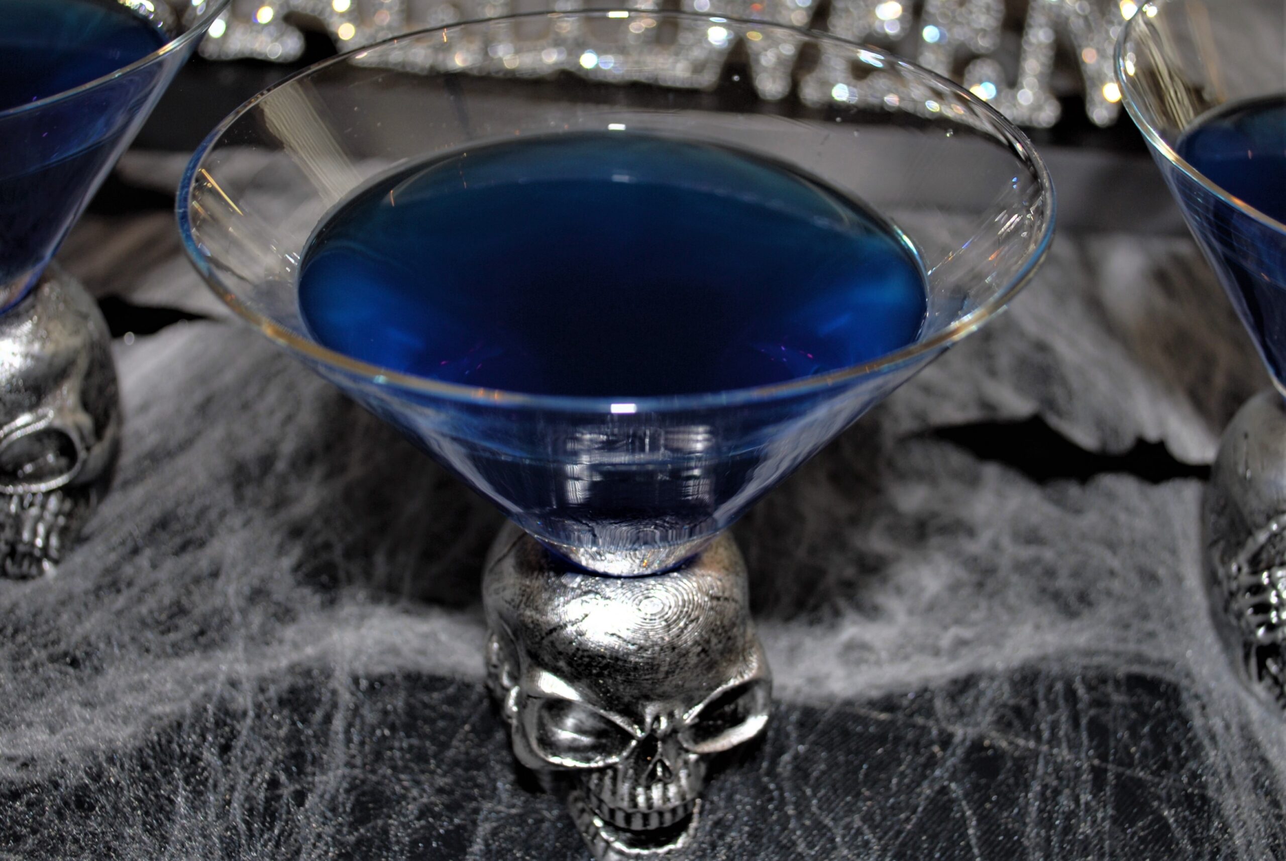 Halloween Cocktail: Sapphire Spell Martini