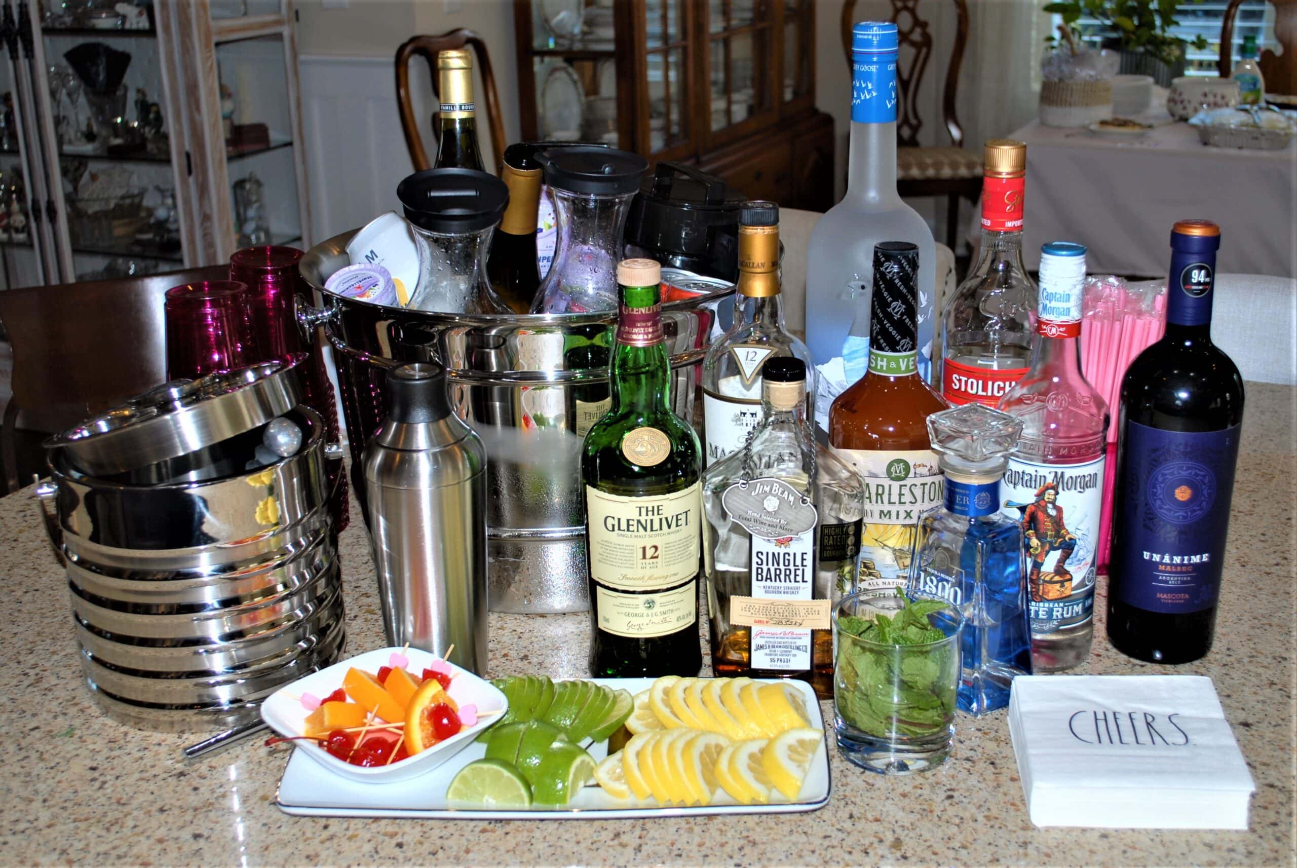 Party Bar Setup