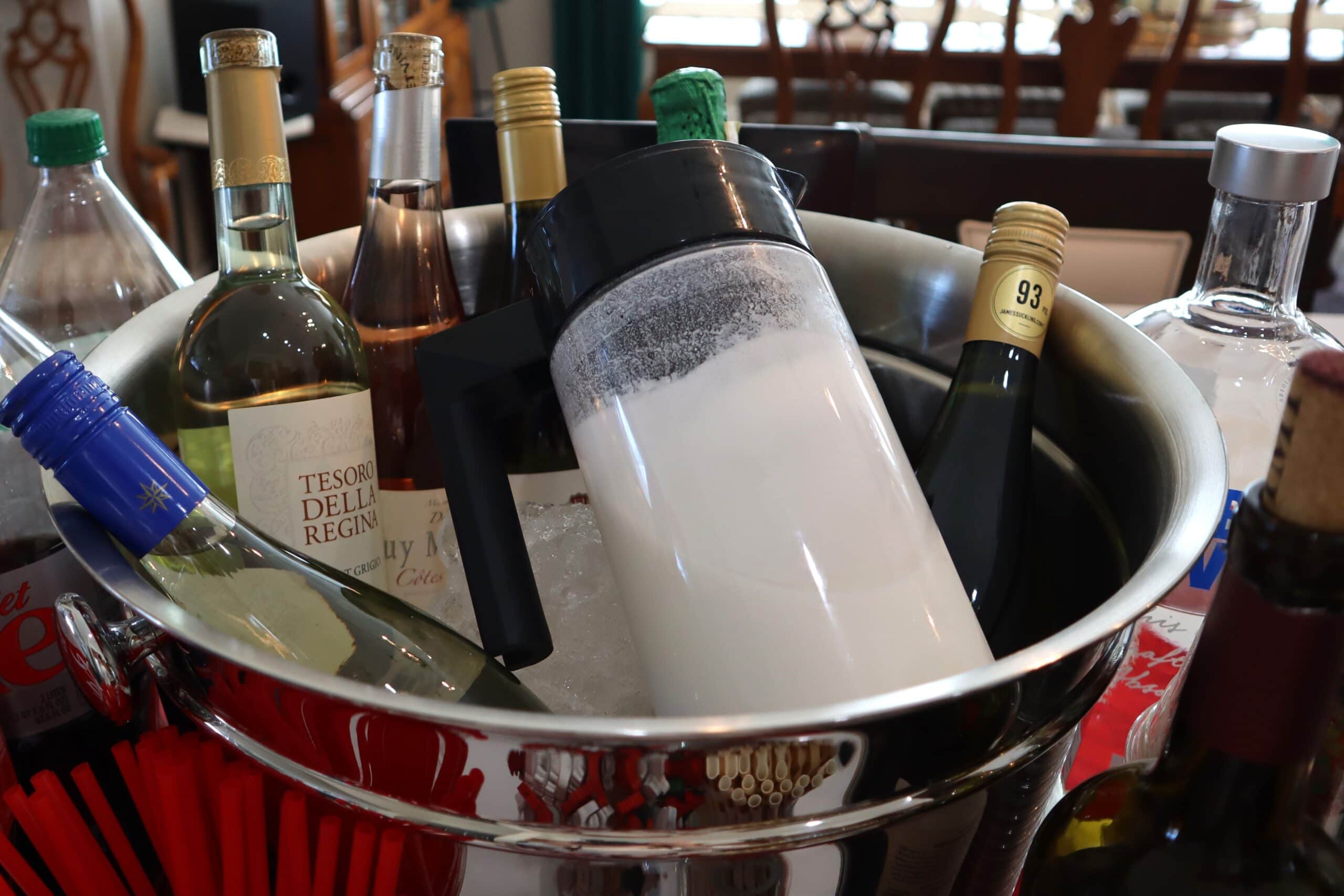 Carafe of Snowflake Martinis