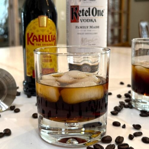 Black Russian on ice