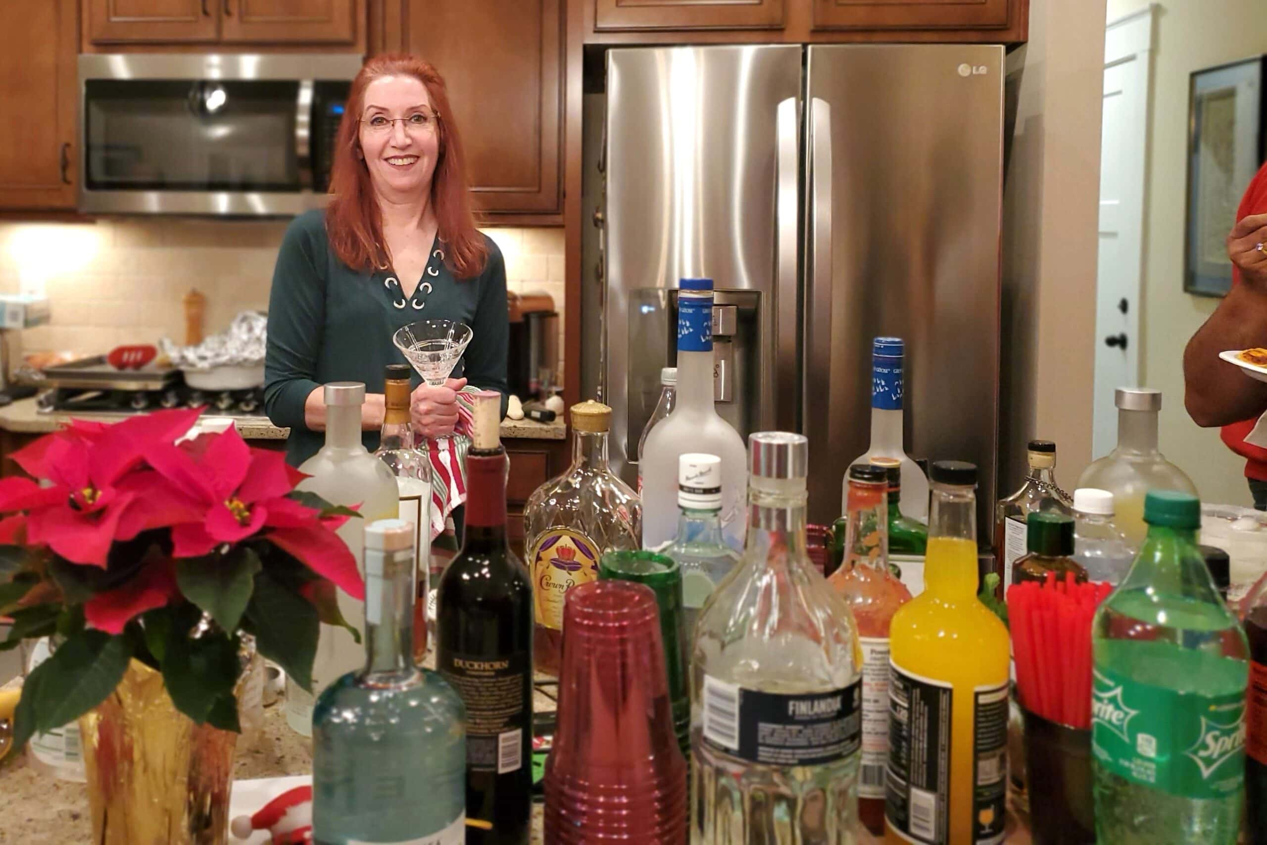 Cleaning up after the holiday party