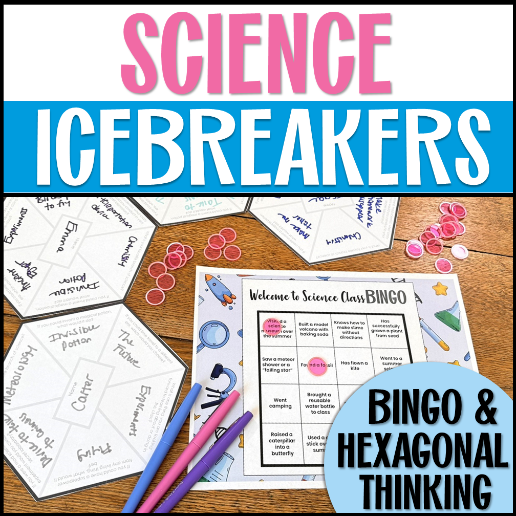 General Science Icebreakers Back to School Activities - Easy Fun Science
