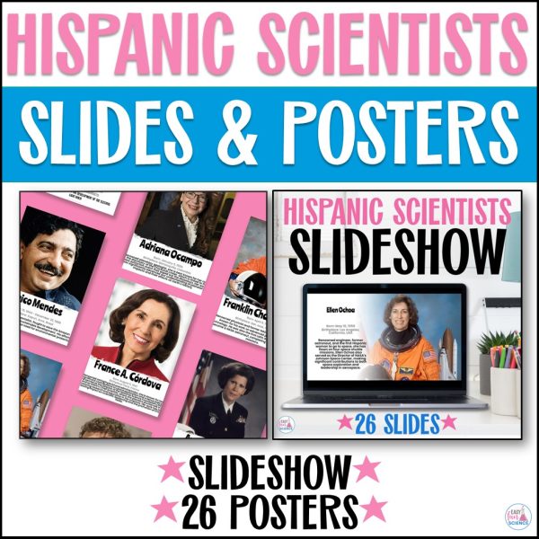 Famous Hispanic Scientists Bundle Posters, Slides, and Classroom ...