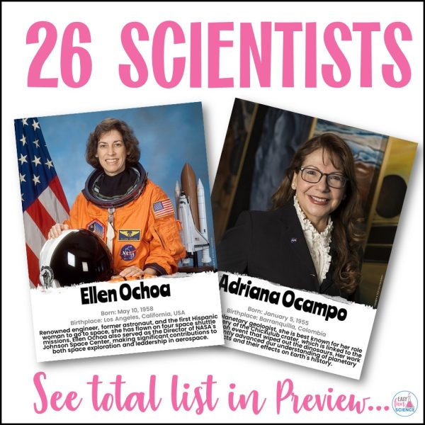 Famous Hispanic Scientists Posters & Slides for Hispanic Heritage Month ...