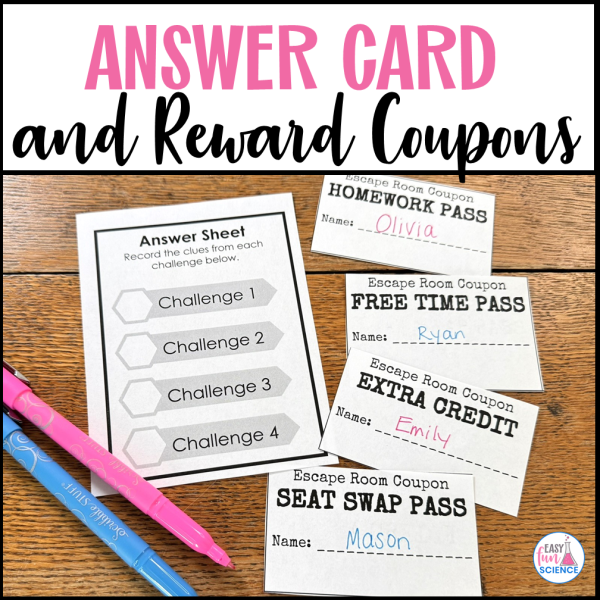 End of Year Escape Room Fun End of School Year Activities for Middle ...
