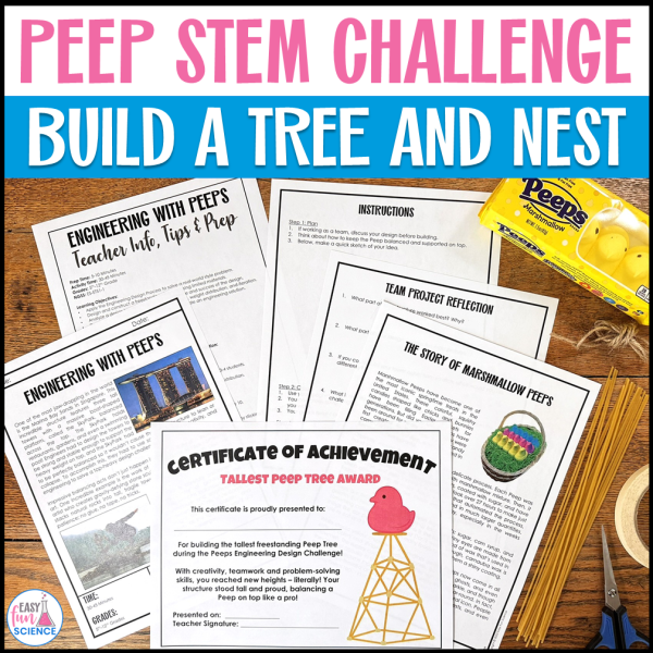 Peeps Project STEM Activity Creative Engineering Challenge for Middle ...