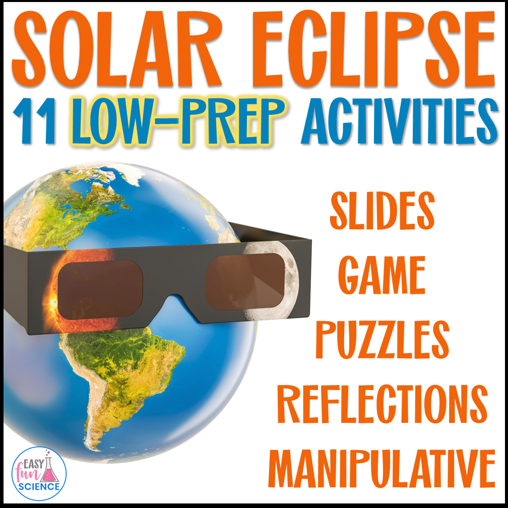Total Solar Eclipse Bundle Middle School Science Activities - Easy Fun ...
