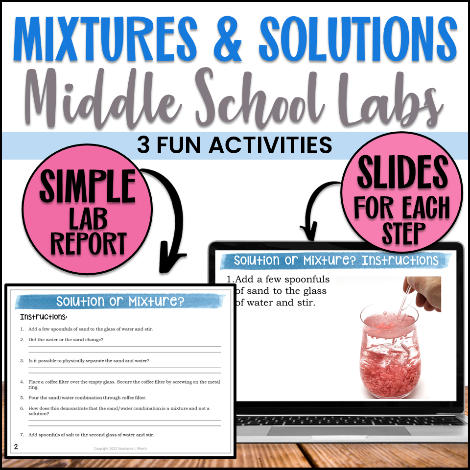 Solutions and Mixtures Activities - Easy Fun Science