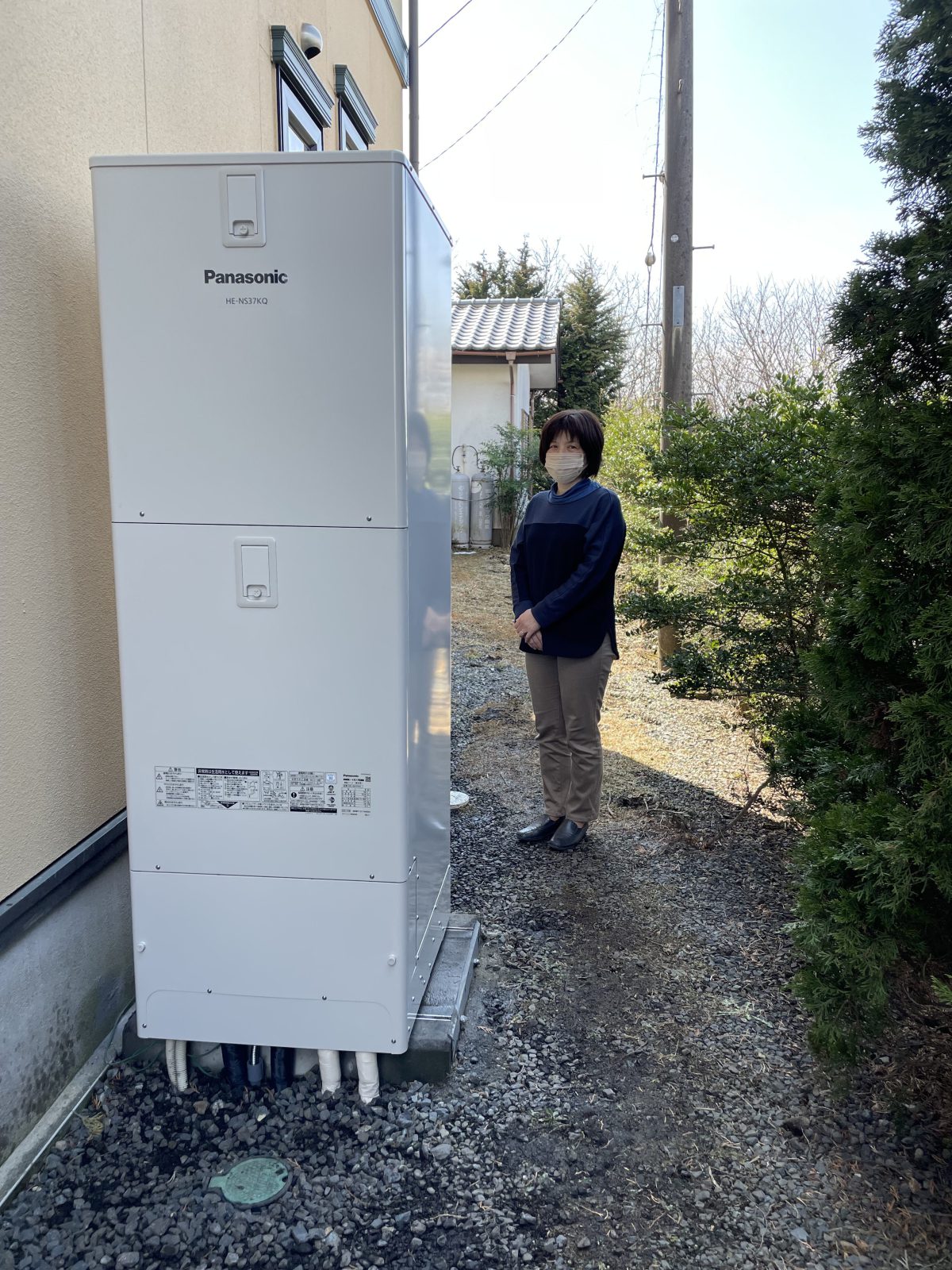 栃木県宇都宮市でパナソニックのエコキュートに交換されたお客様