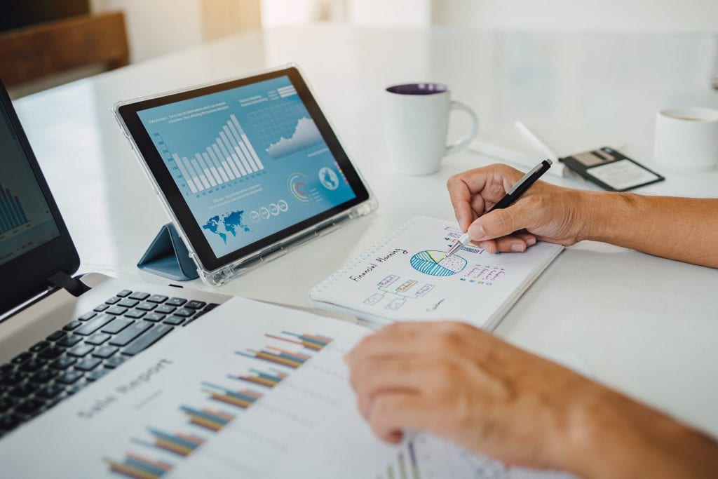 businessman working on swot analysis of company pr 2022 11 10 18 37 25 utc min