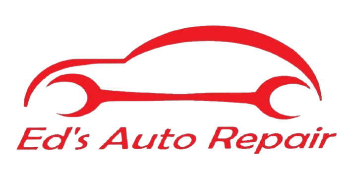Ed's Auto Repair logo featuring a red car outline and wrench.