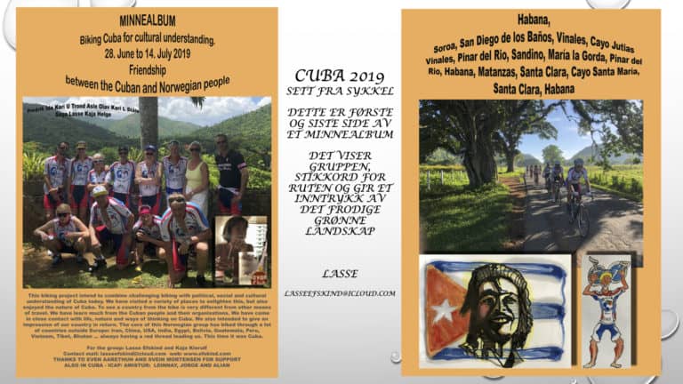 Cuba på sykkel minnealbum