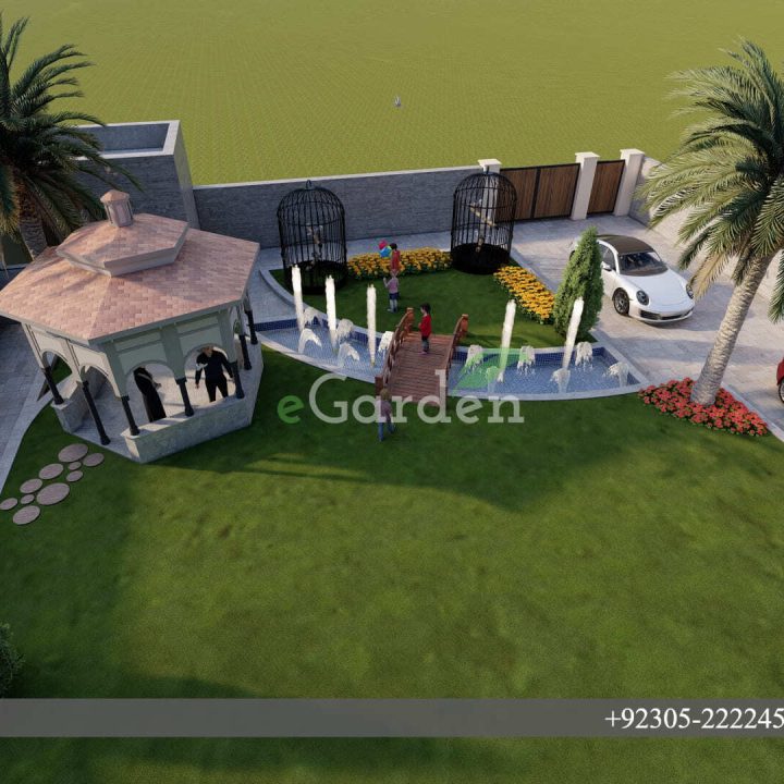 1 Kanal House Lawn Landscape Design