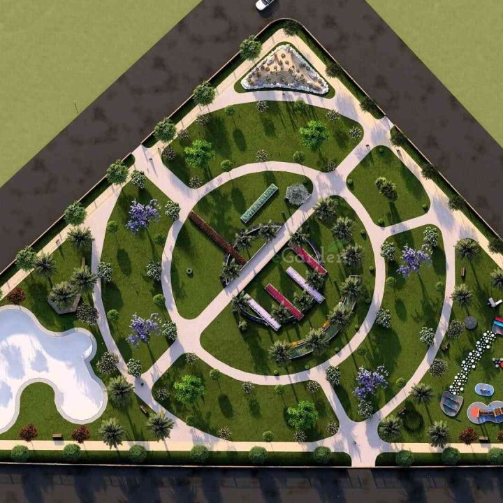 Sector Park Landscape Design DHA Bahawalpur
