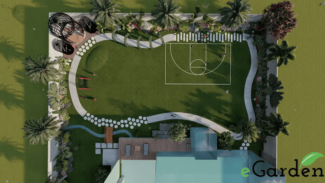 Ibrar-ul-Haq House Lawn Landscape Design