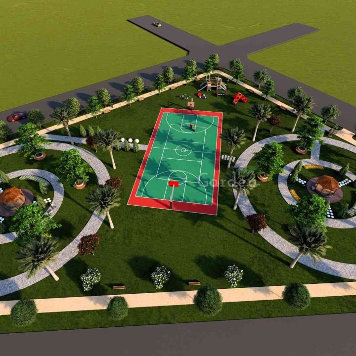 Sector Park Landscape Design DHA Bahawalpur